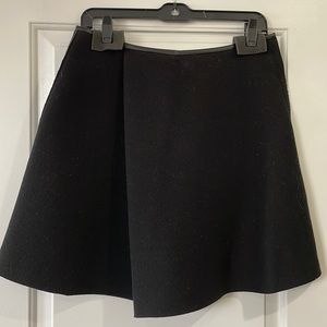 Black faux-leather lined Phillip Lim skirt